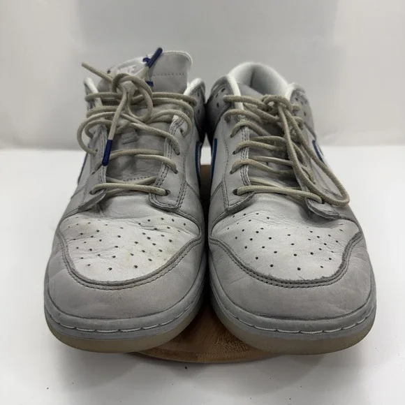 Nike Dunk Low Shoes Mens Size 11 Gray Leather Low Top Sneakers DX3722-001 - Picture 2 of 10